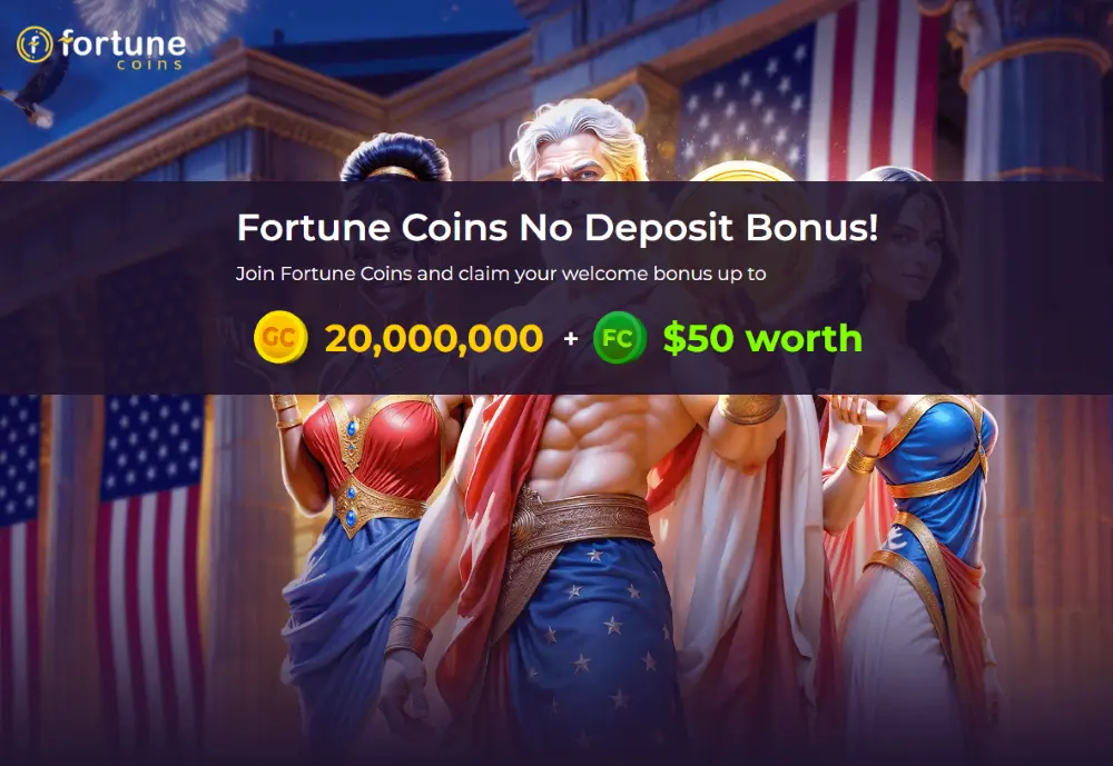 Fortune Coins sign up page Fortune Coins casino no deposit bonus for new players